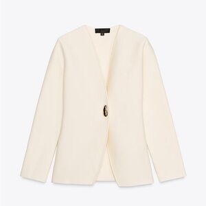 Elegant Cream Women's Blazer